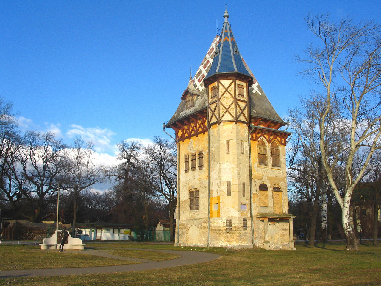 An old castle at the Palic lake